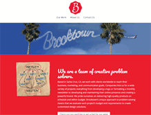 Tablet Screenshot of brooktown.com